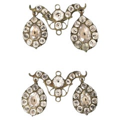 Jewelry - Pair of laces with 'new mines' - 19th century
