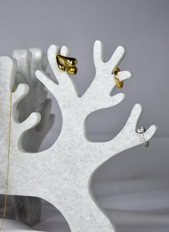 Jewelry - Cristallina white marble jewelry box