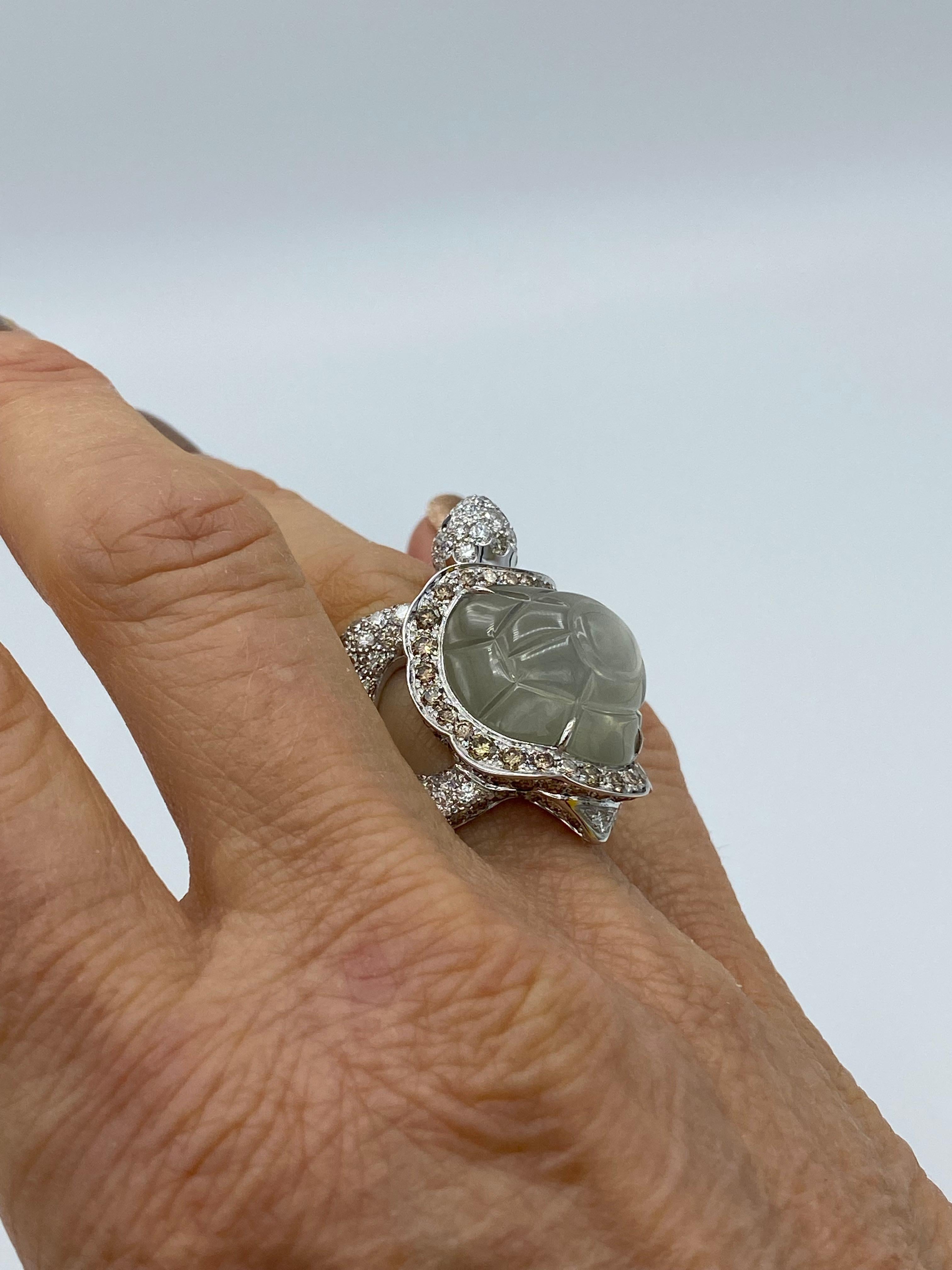 turtle engagement ring