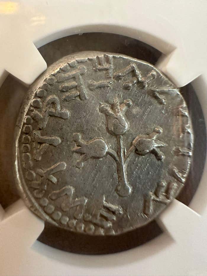 Jewish Judaea Silver Shekel – Year 2 of the First Jewish Revolt (AD 67/ ...