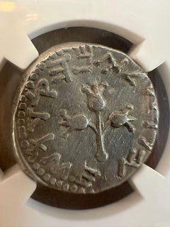 Antique Jewish Judaea Silver Shekel – Year 2 of the First Jewish Revolt (AD 67/68)