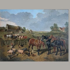 J.F. Herring Jnr. 1815 - 1907 - Grande scène de ferme