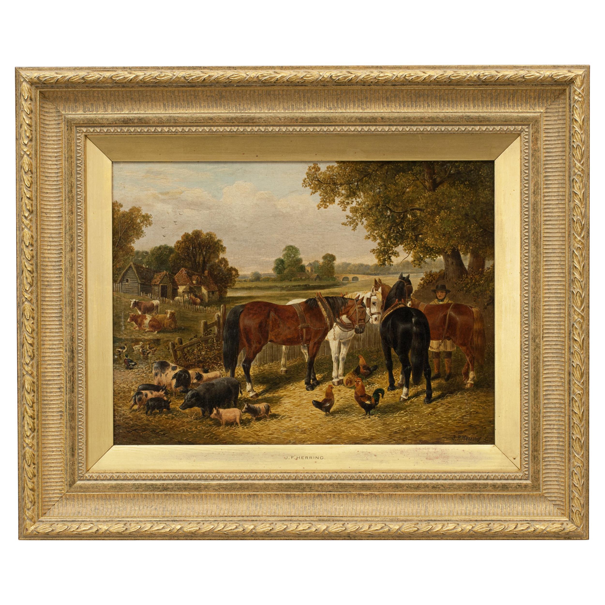 "On The Farm" by John Frederick Herring Jr. at 1stDibs