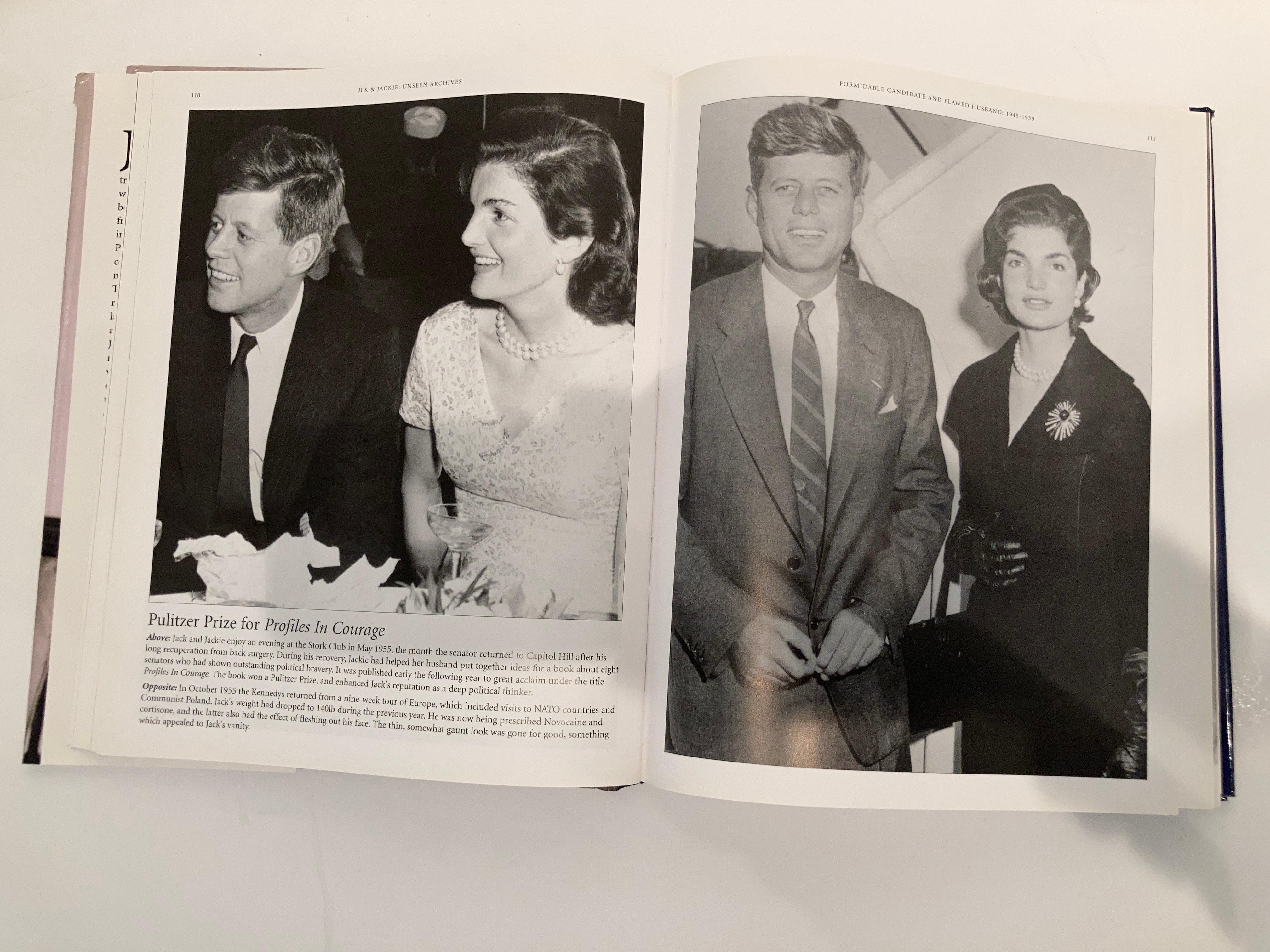 American JFK & Jackie Unseen Archives Hardcover Book For Sale