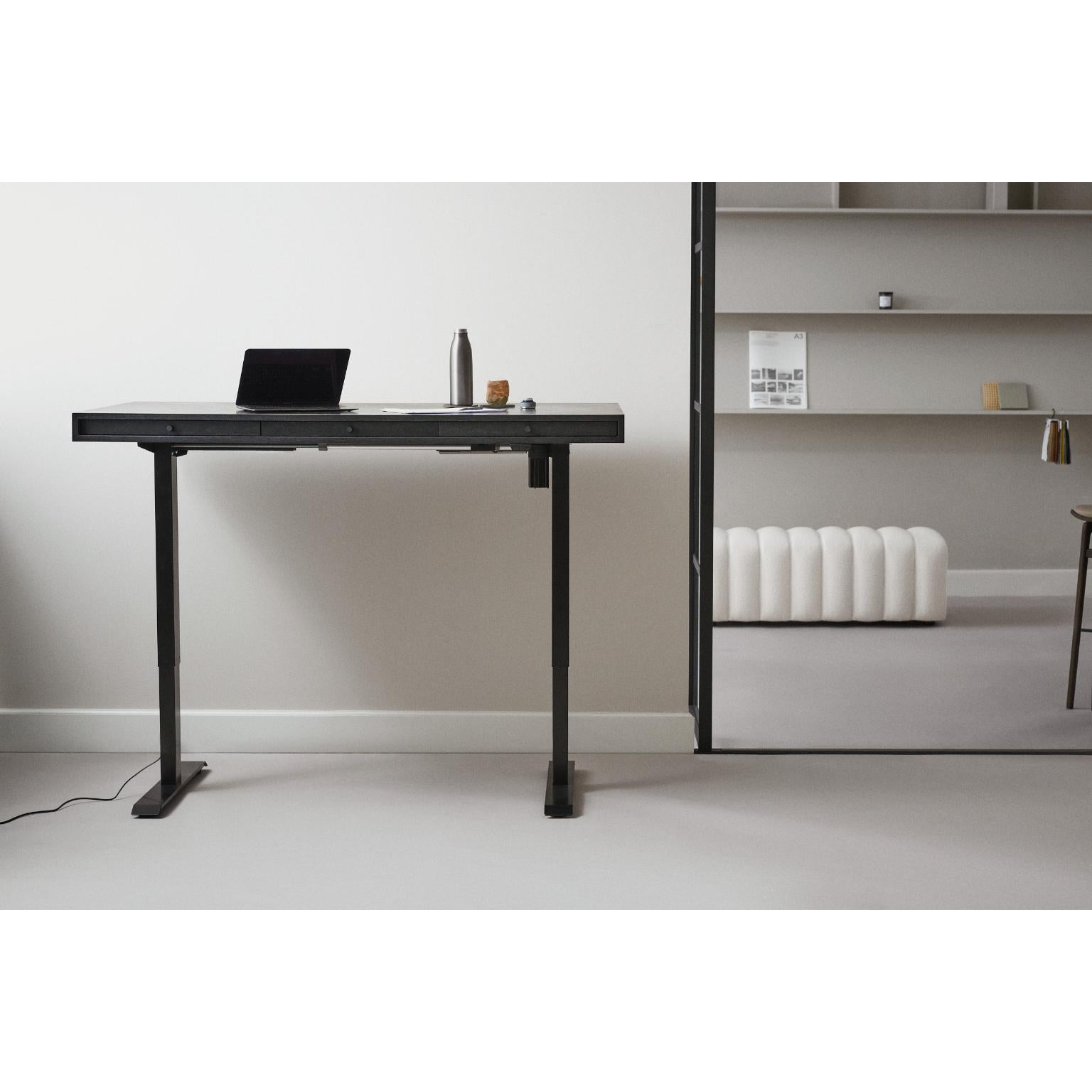 Contemporary JFK Office Desk With Adjustable Height Legs by NORR11