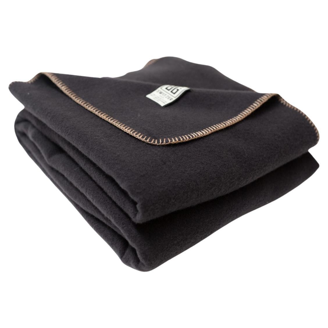 JG Classic Blanket 100% Merino Wool in Bark - King For Sale