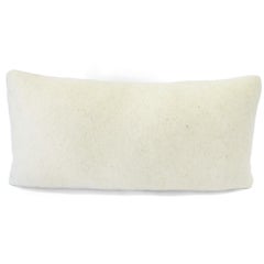JG Switzer Abstract Flower Hand Felted Wool Lumbar Pillow