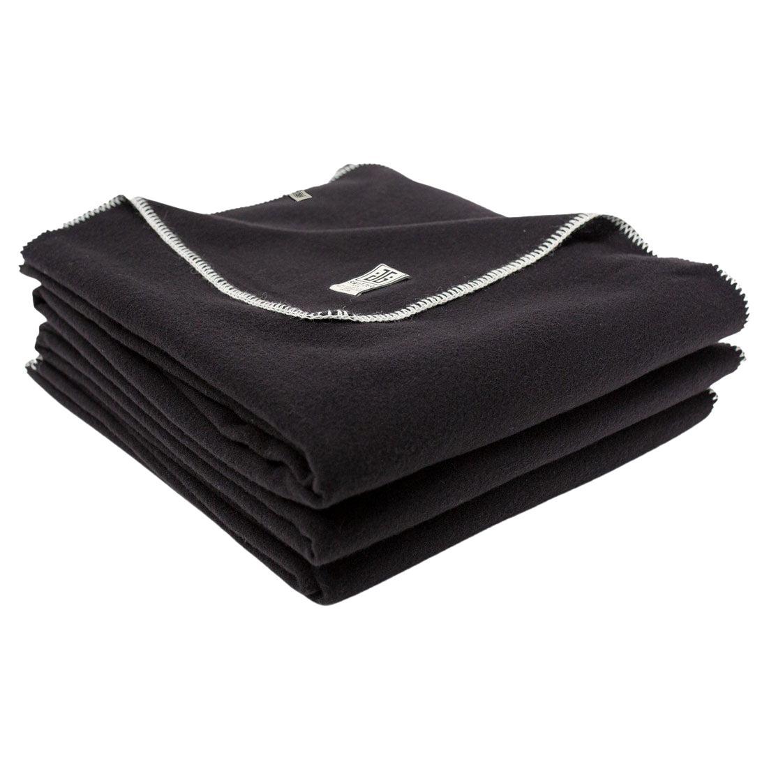 JG Switzer Classic Blanket in Black Cashmere Blend- King For Sale