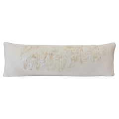 JG SWITZER Felted Wool Body Body Pillow in Cream Wensleydale