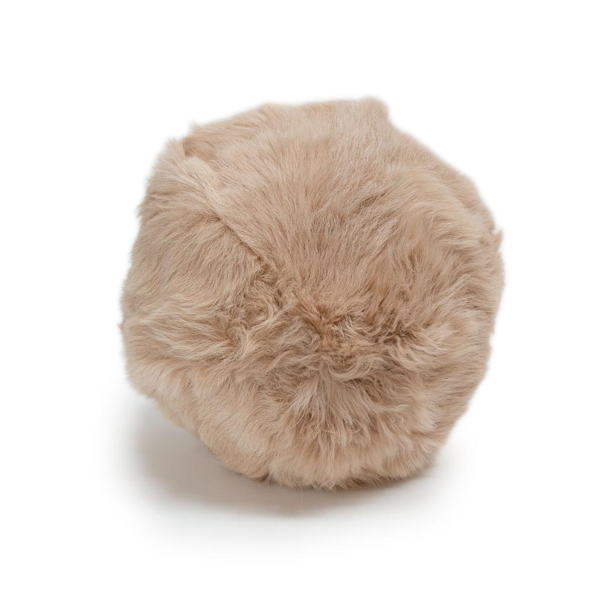 Hand-Crafted JG Switzer Toscana Real Fur Both Sides, Teddy Bear Pillow For Sale
