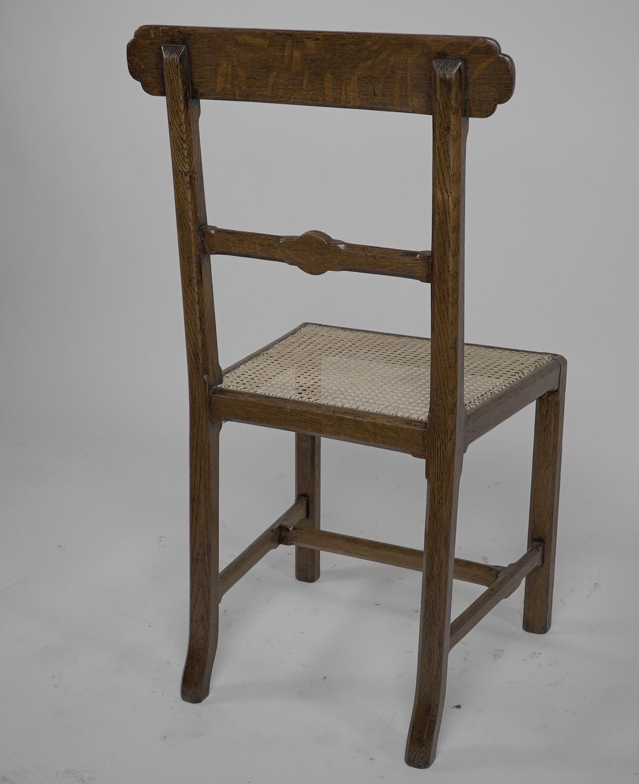 J.G.Crace attributed. In the style of AWN Pugin. A pair of Gothic Revival chairs For Sale 7