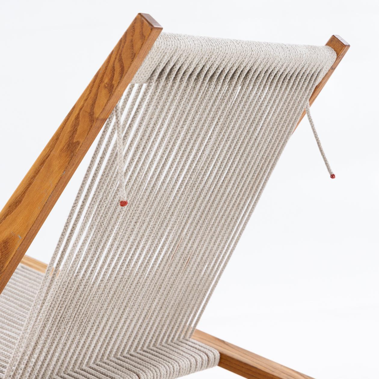 Patinated JH 106 - Easy chair in patinated ash By Poul Kjærholm & Jørgen Høj For Sale