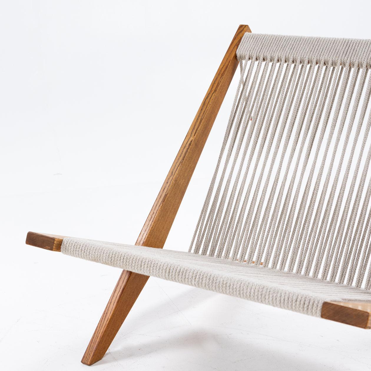 Other JH 106 - Easy chair in patinated ash By Poul Kjærholm & Jørgen Høj For Sale