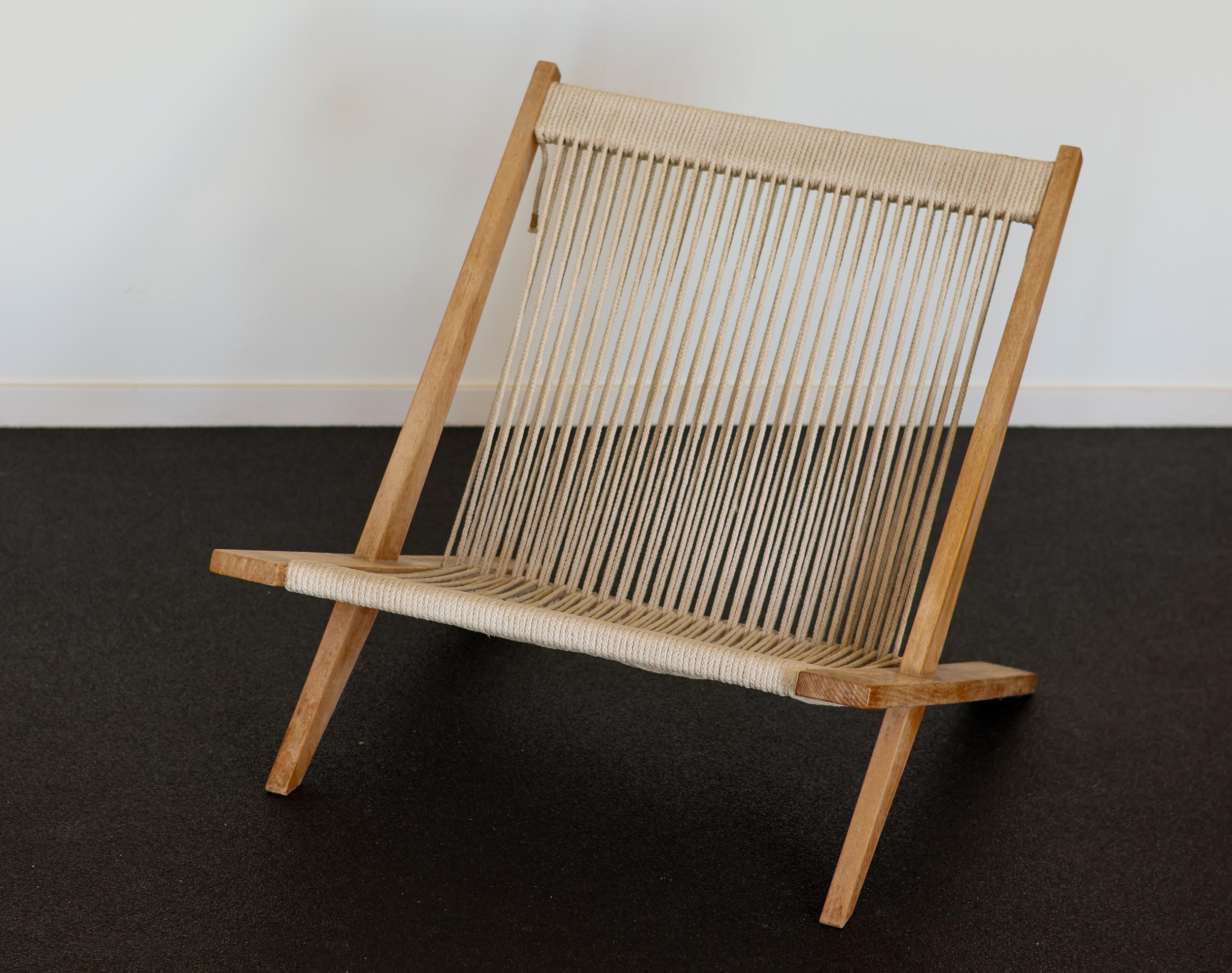 Scandinavian Modern JH 106 Lounge Chair by Poul Kjærholm & Jørgen Høj For Sale