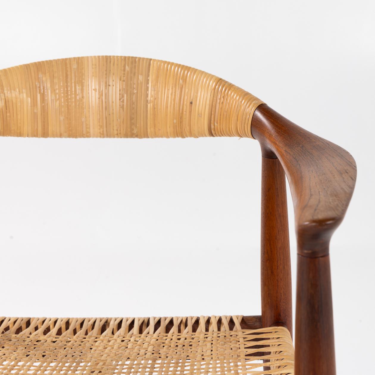 Patinated JH 501 The Chair by Hans J. Wegner