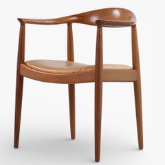 JH 503 - 'The Chair' in mahogany designed bed Hans J. Wegner