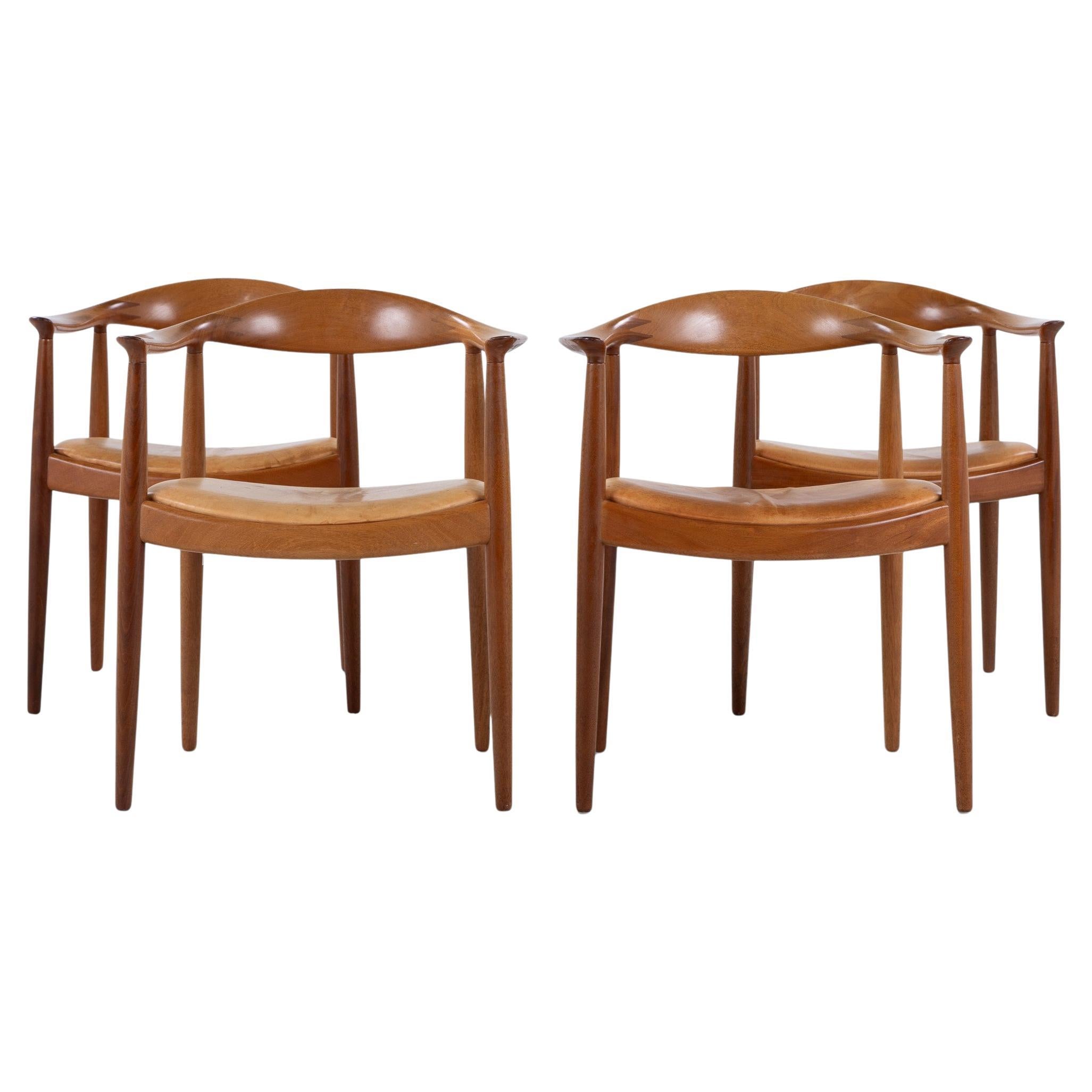 JH 503 - 
The Chair
 in mahogany designed bed Hans J. Wegner en vente