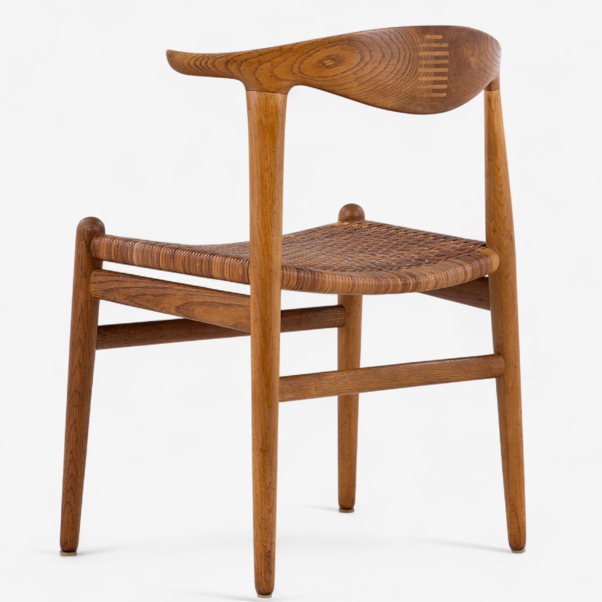 Mid-Century moderno JH 505 - 'Cowhorn' in rovere di Hans J. Wegner in vendita