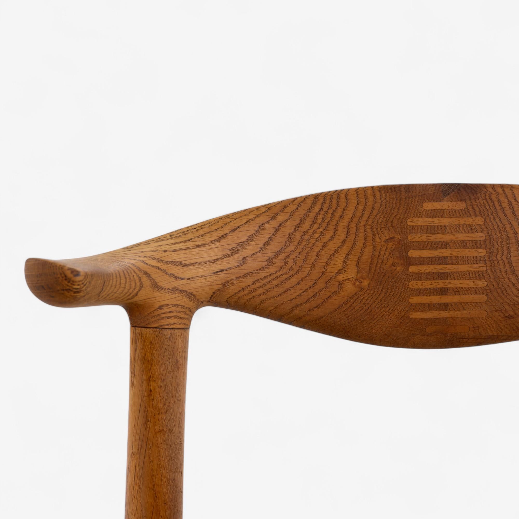 Danese JH 505 - 'Cowhorn' in rovere di Hans J. Wegner in vendita