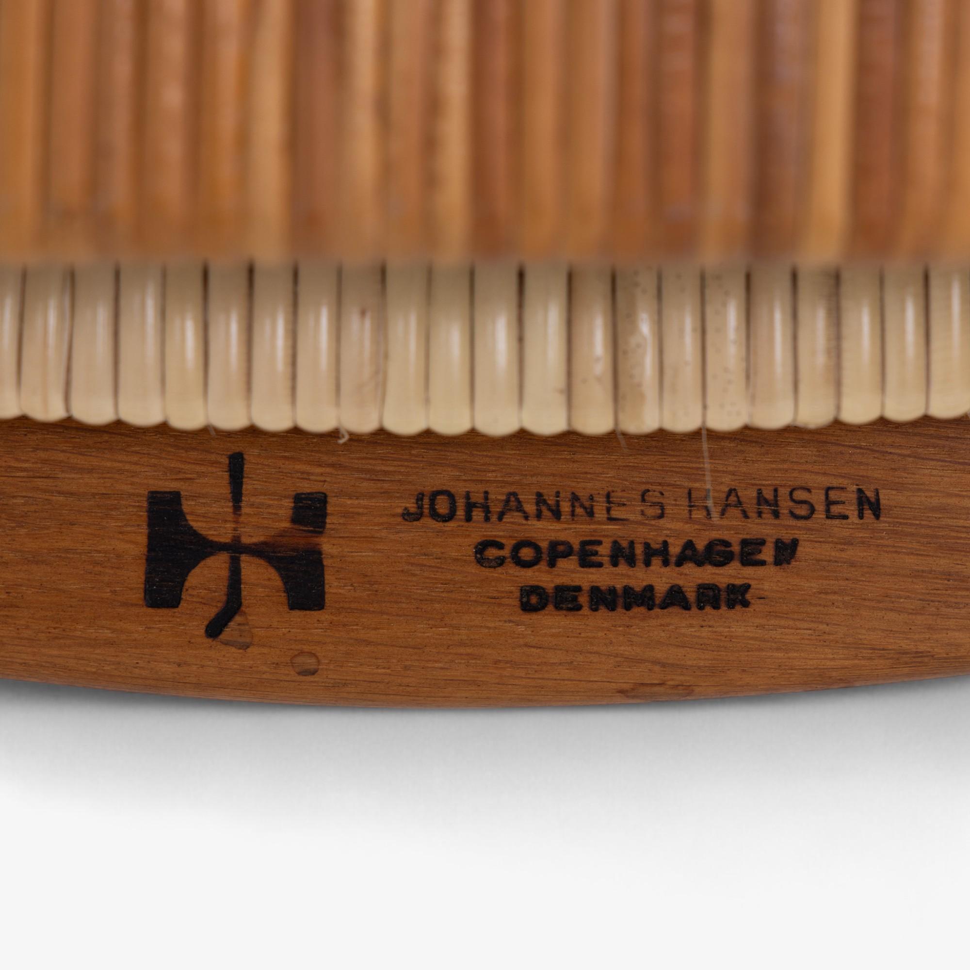 JH 512 - Chaise pliante 'Fireplace chair' en chêne patiné de Hans J. Wegner en vente 3