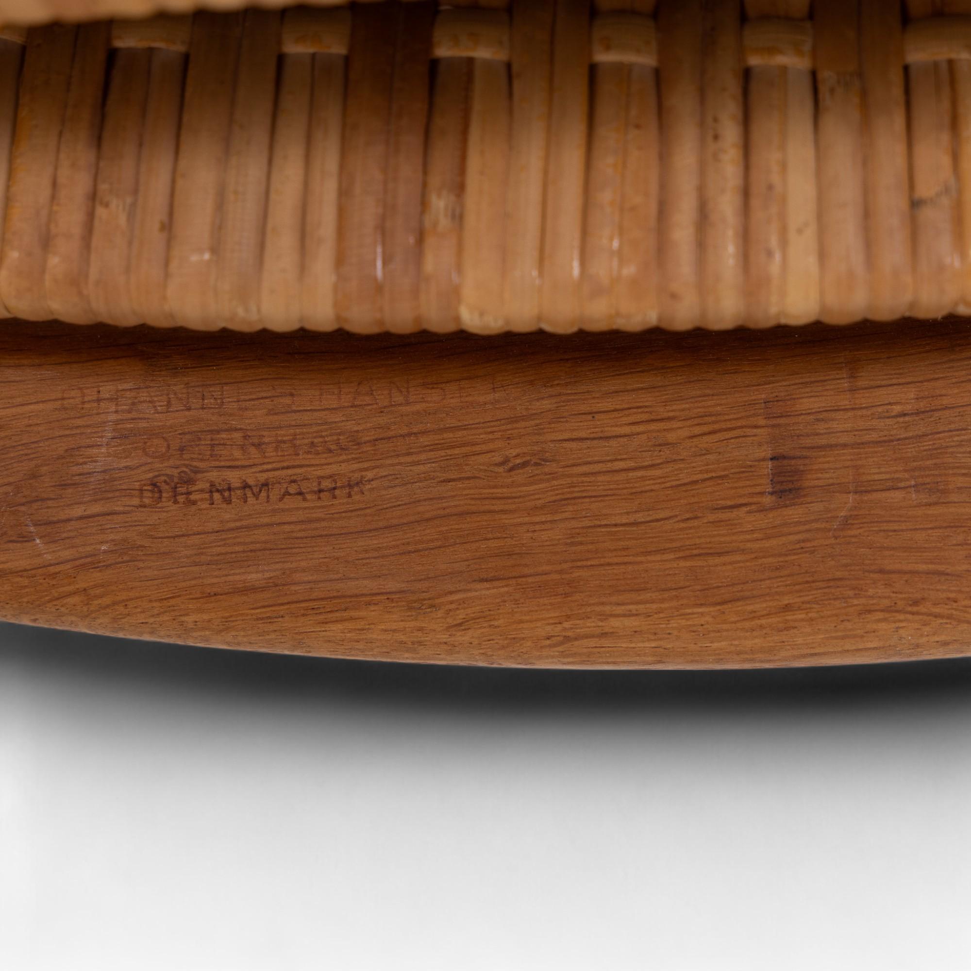 JH 512 - 'Fireplace chair', chaise pliante en chêne patiné par Hans J. Wegner en vente 1