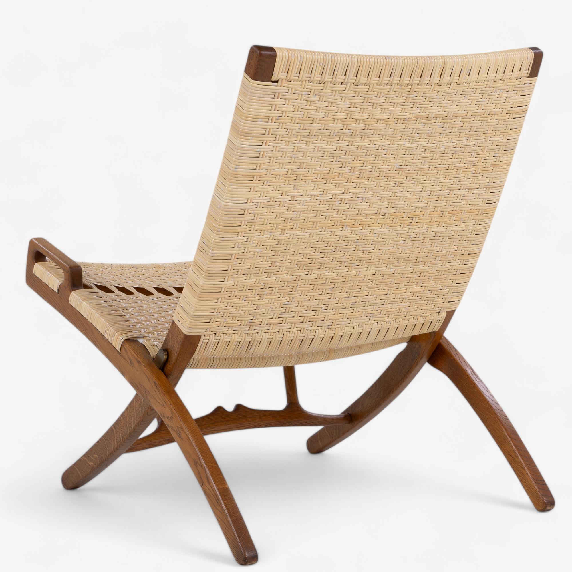 Mid-Century Modern JH 512 - Folding chair in oak by Hans J. Wegner