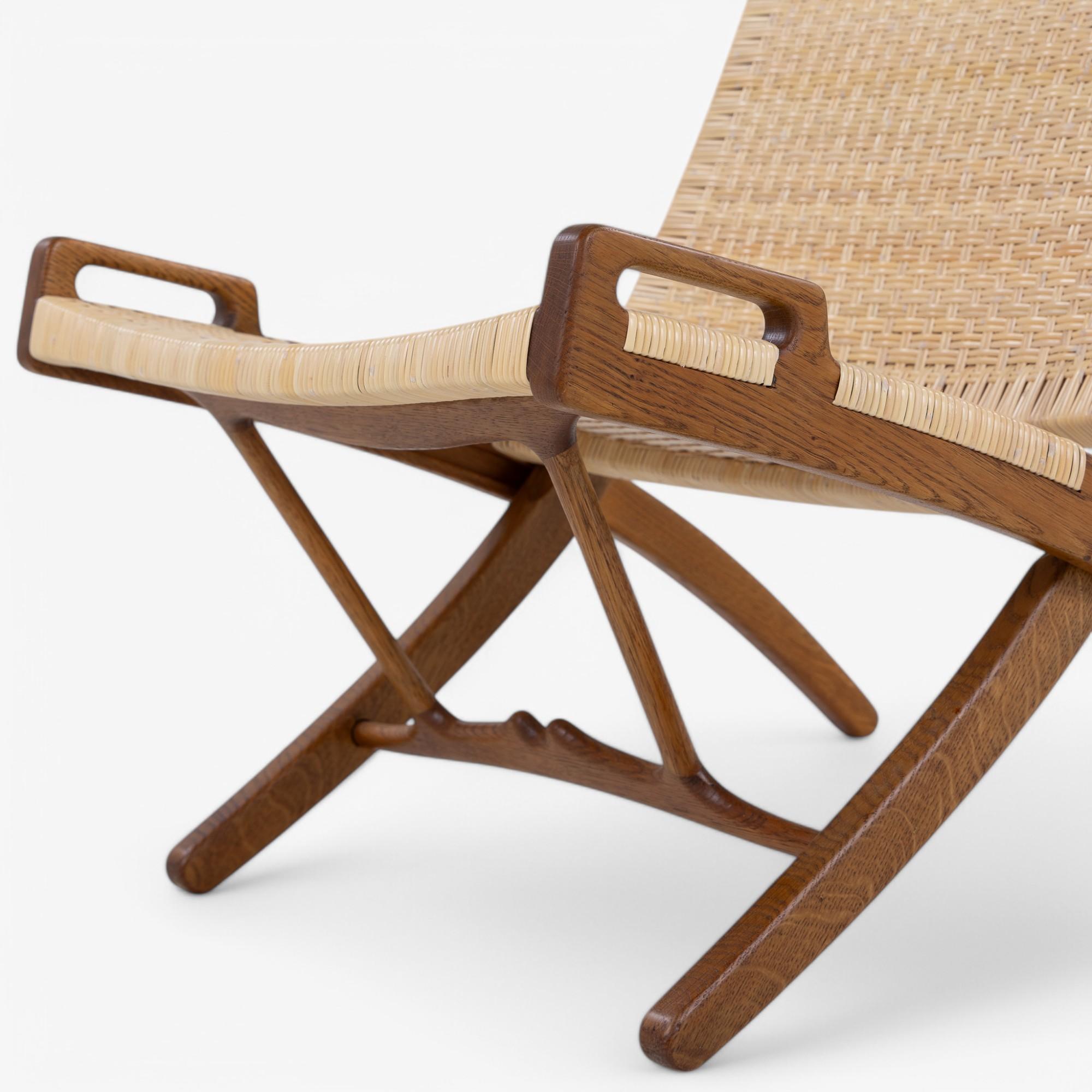 20th Century JH 512 - Folding chair in oak by Hans J. Wegner