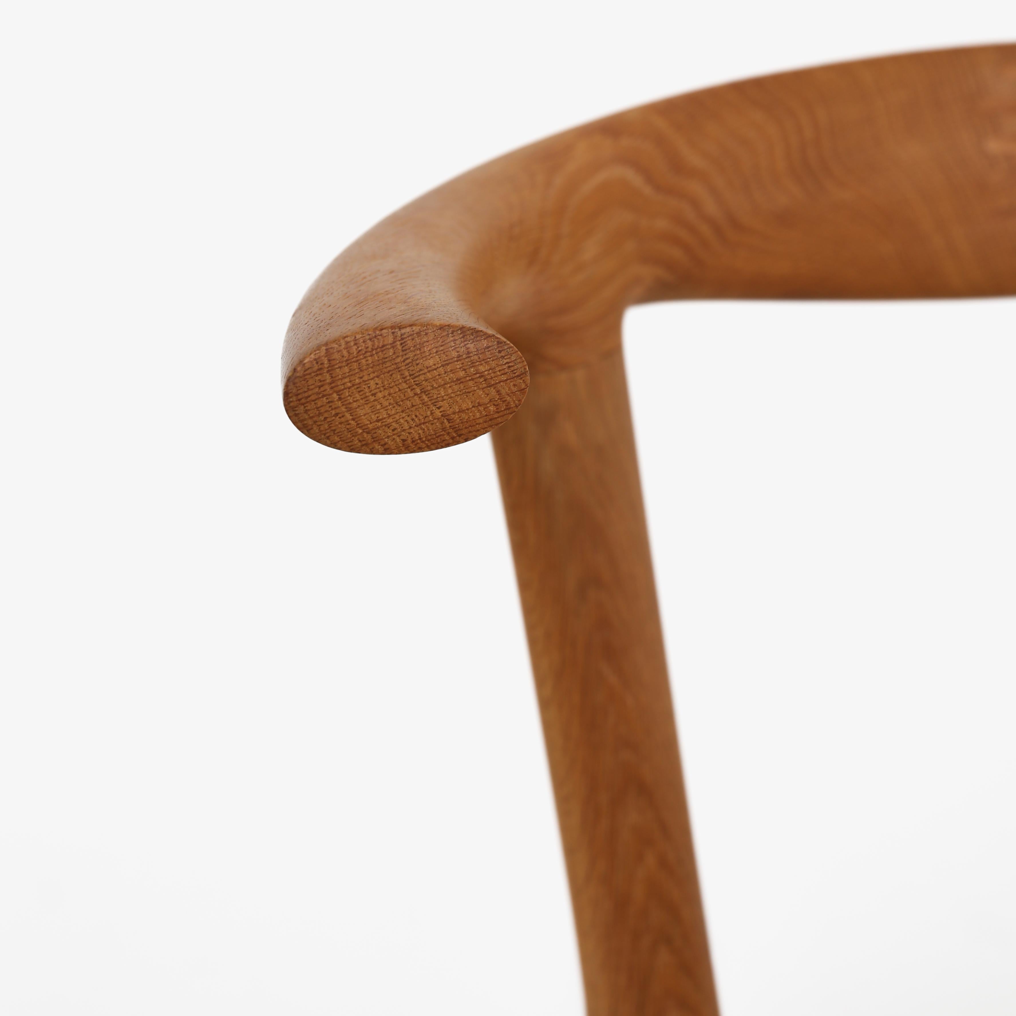 Danish JH 518 - Rare 'Bull Chair' by Hans J. Wegner For Sale