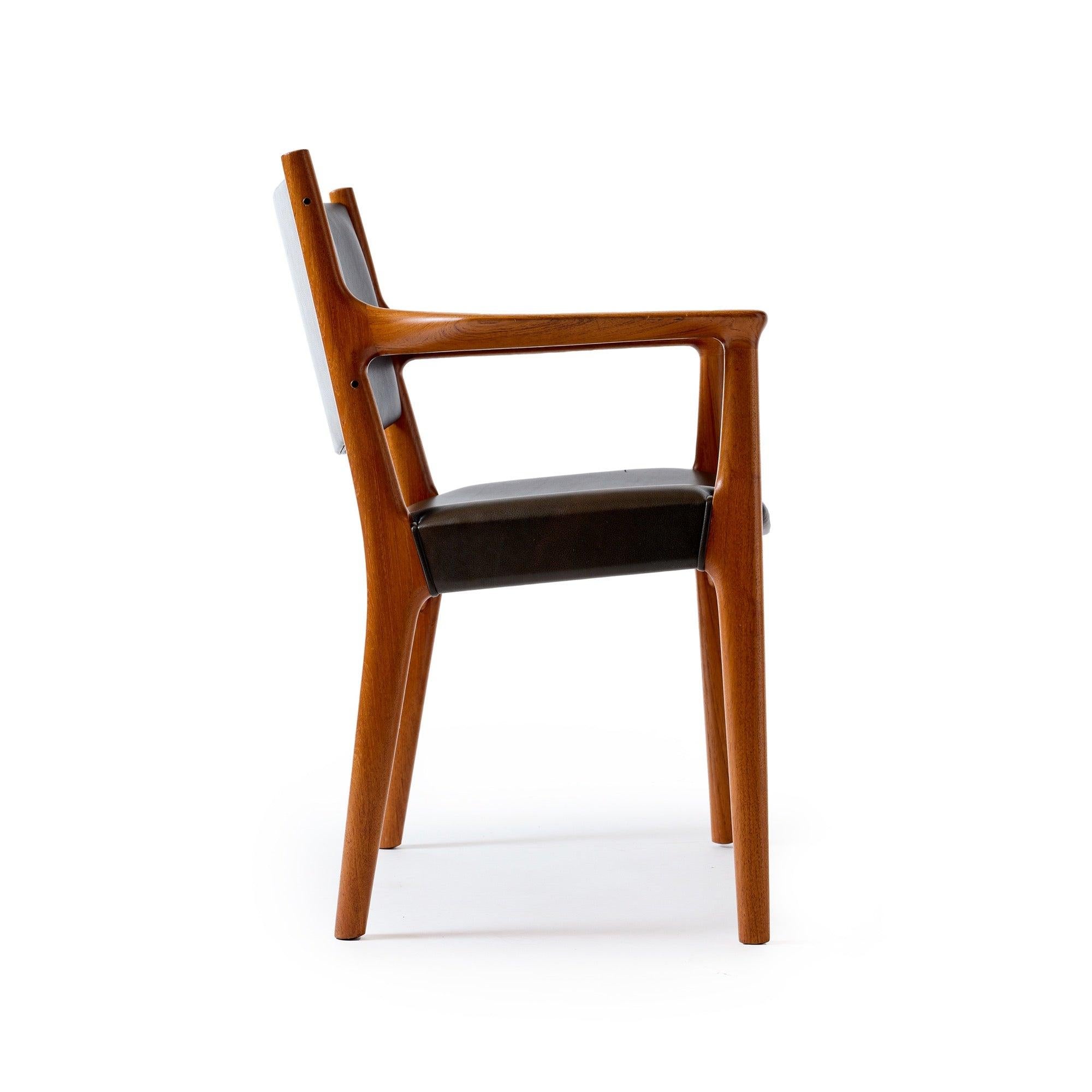 Sillón JH-525 de Hans J. Wegner para Johannes Hansen, años 60 Danés en venta
