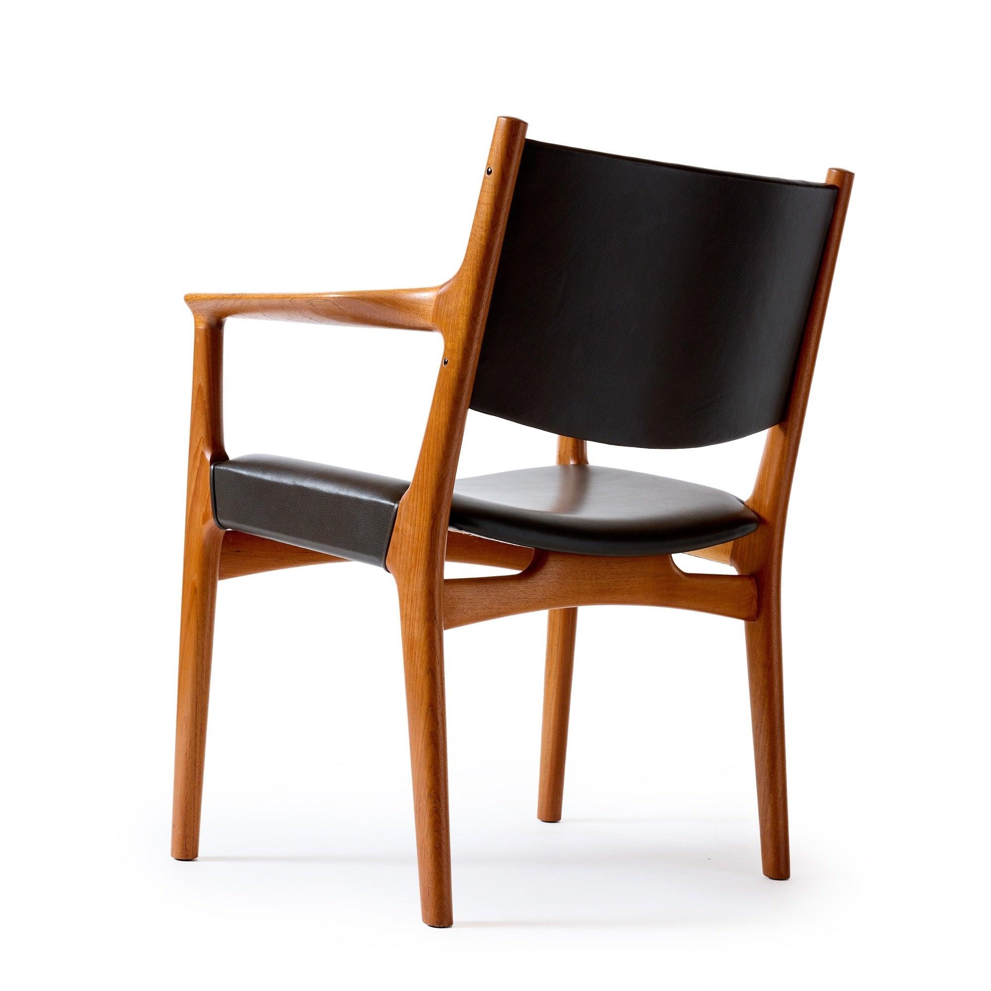 Sillón JH-525 de Hans J. Wegner para Johannes Hansen, años 60 en Excelente estado para la venta en Sagaponack, NY
