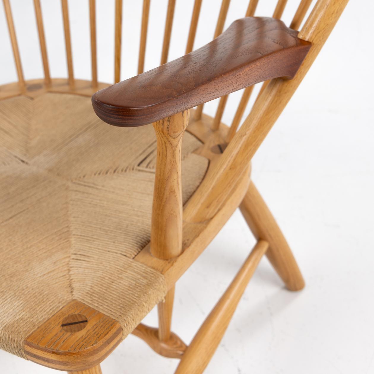 JH 550 - Peacock Chair in ash by Hans Wegner In Excellent Condition For Sale In Copenhagen, DK