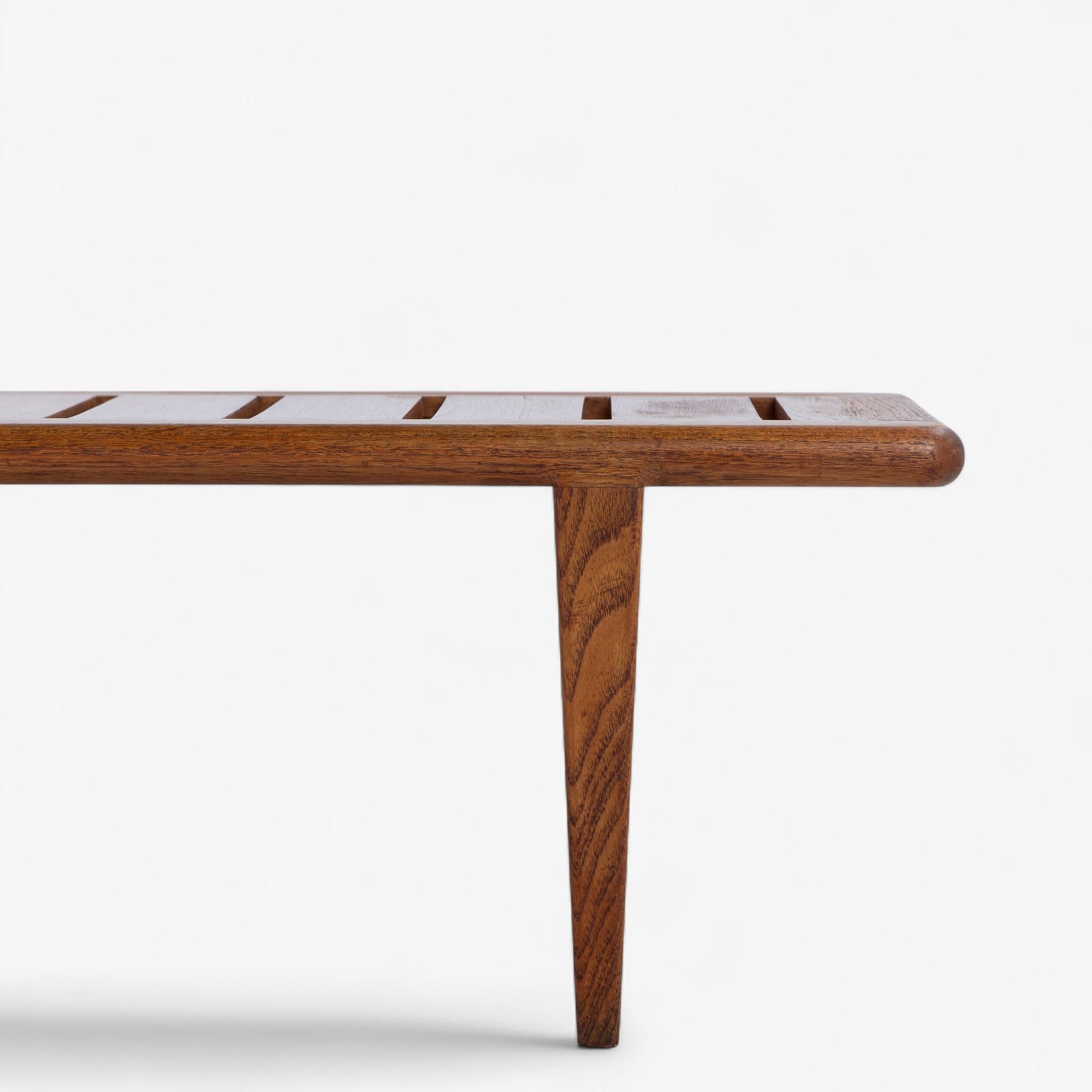 XX secolo JH 574 - Bench in solid teak by Hans J. Wegner in vendita