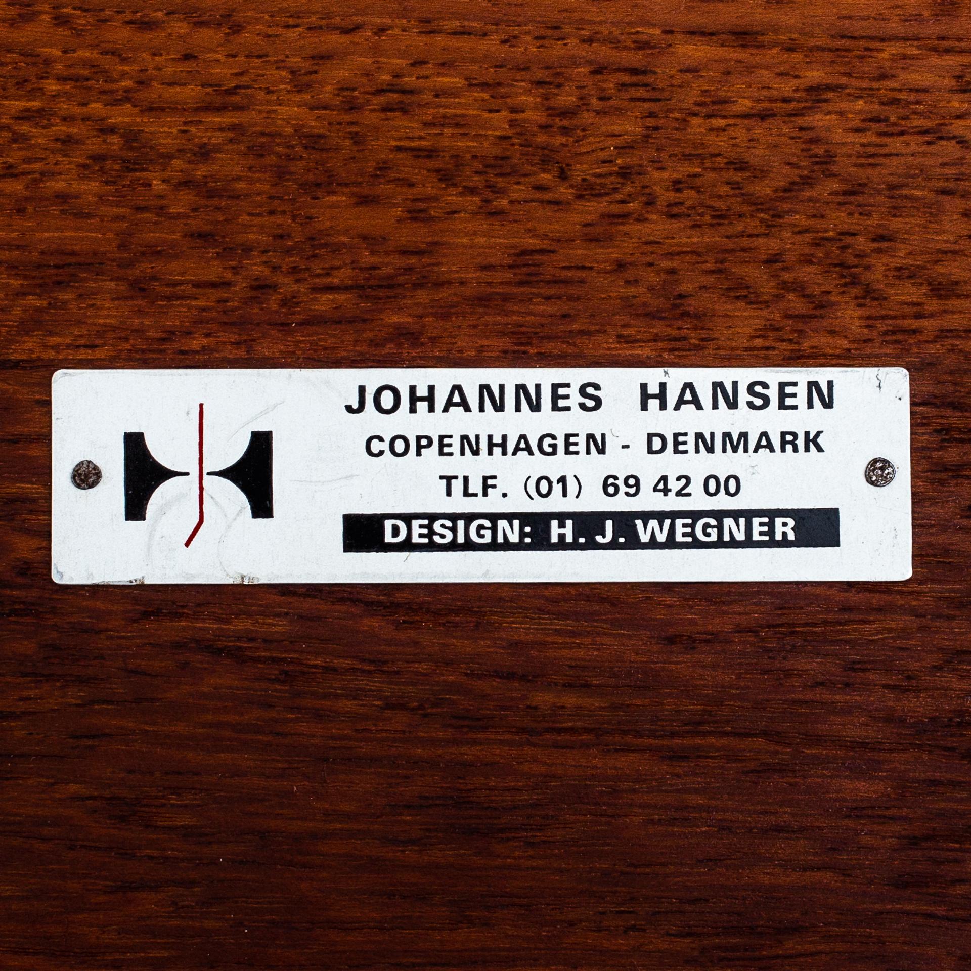 Patinated JH 586 Fruit Bowl by Hans J. Wegner