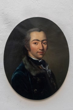J.H. Tischbein the Elder, attrib. – Young Man in a Blue Velvet Coat