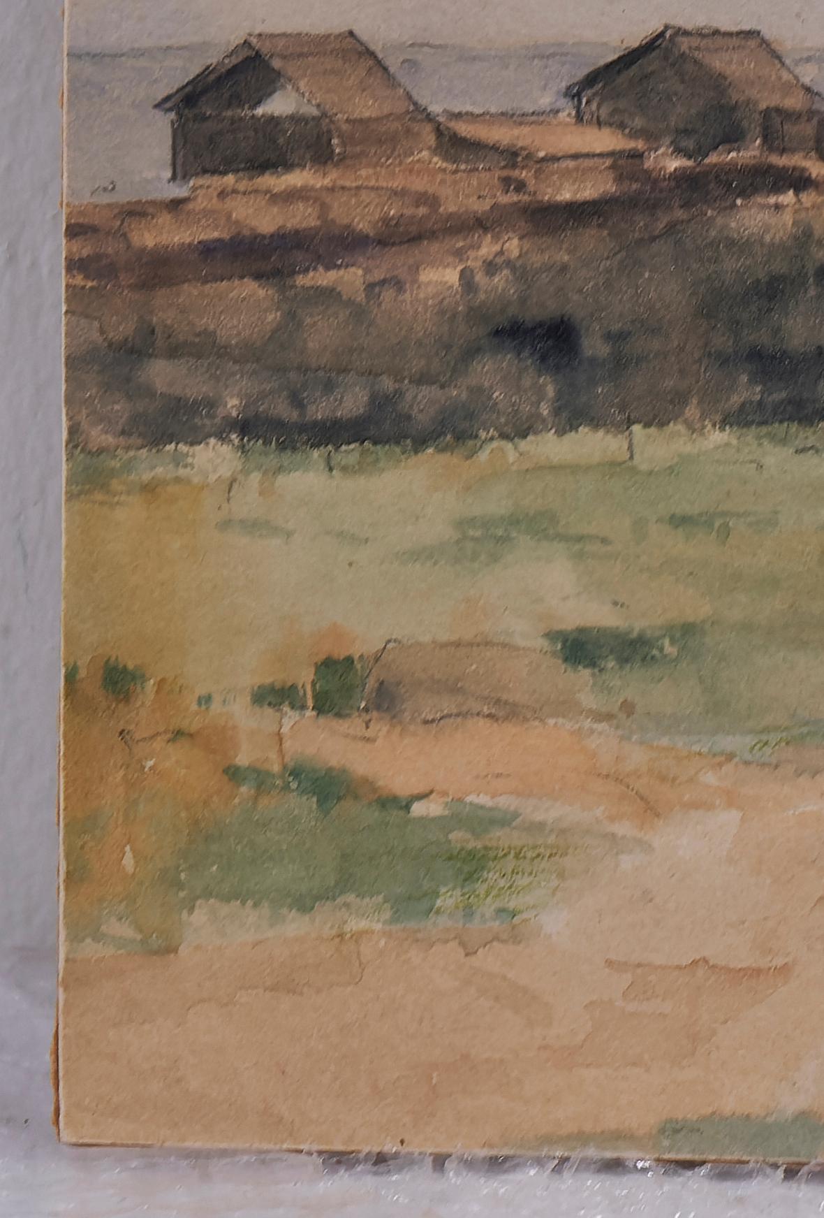 Aquarell-Landschaftsgemälde von J.H. Twachtman (1853-1902) im Angebot 4