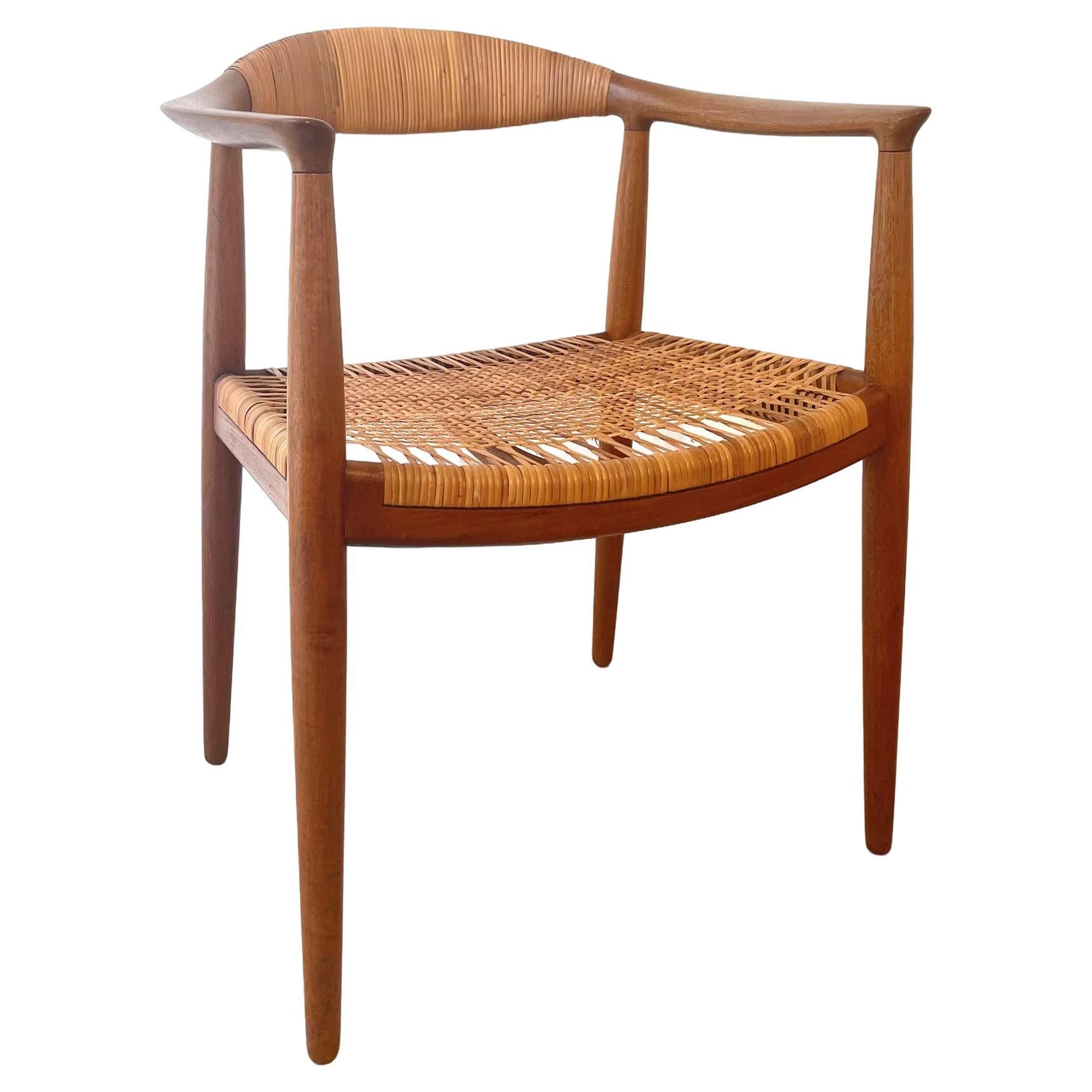  JH 501 emblematic armchair by Hans Wegner, 1950's For Sale