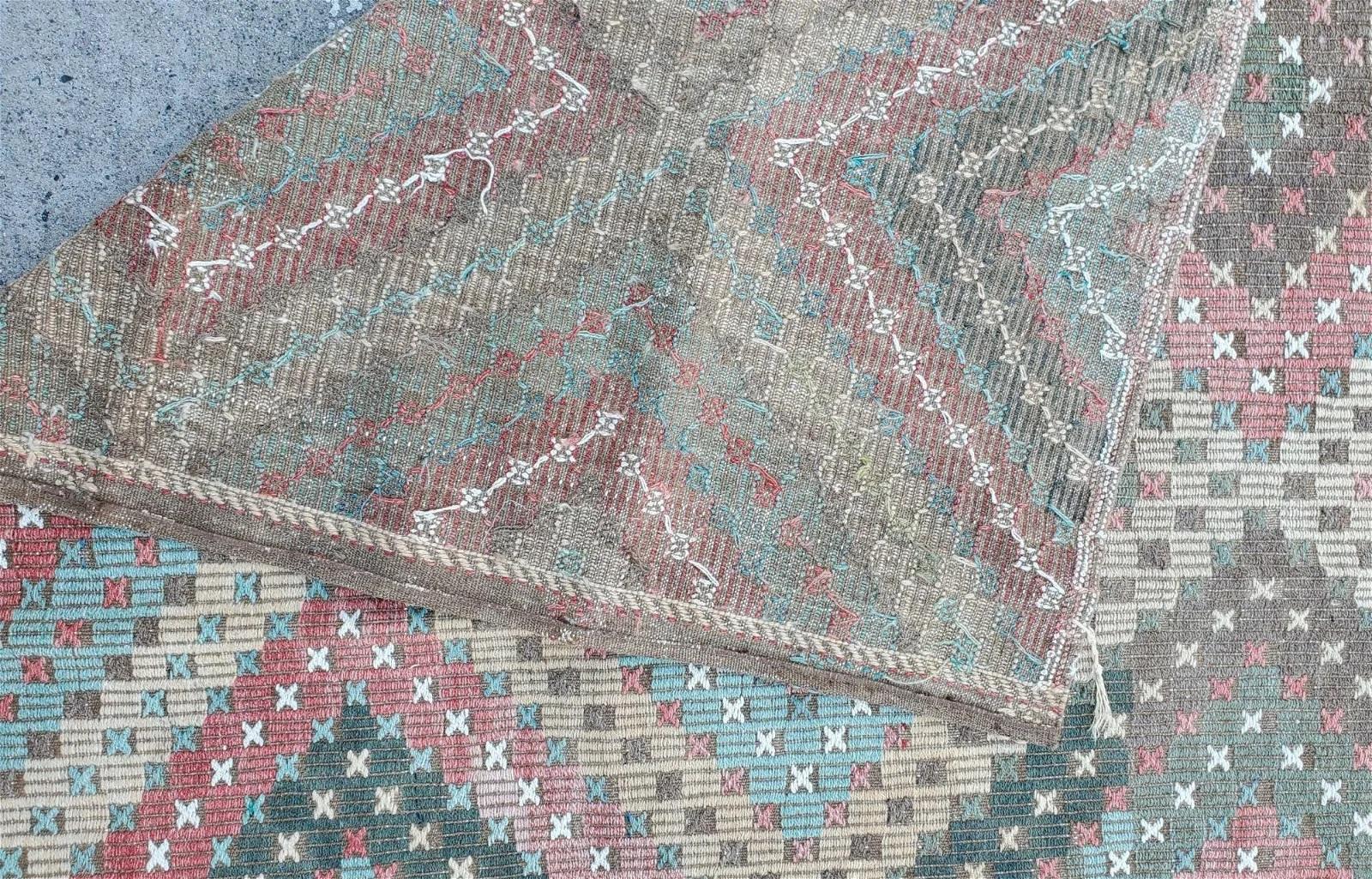 Jhin -Jhin Handgeknüpfter türkischer Teppich 76 x 116 (Wolle) im Angebot