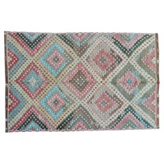Jhin -Jhin Handgeknüpfter türkischer Teppich 76 x 116