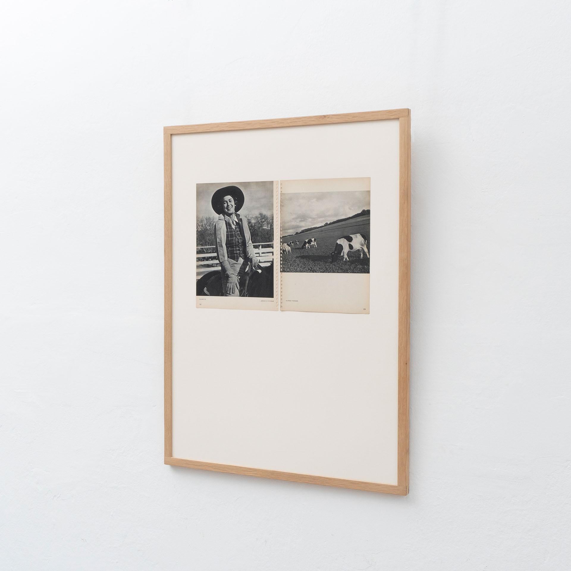 Mid-Century Modern Jhon B. Titcomb and Alfred Person Vintage Photo Gravure, circa 1940 For Sale