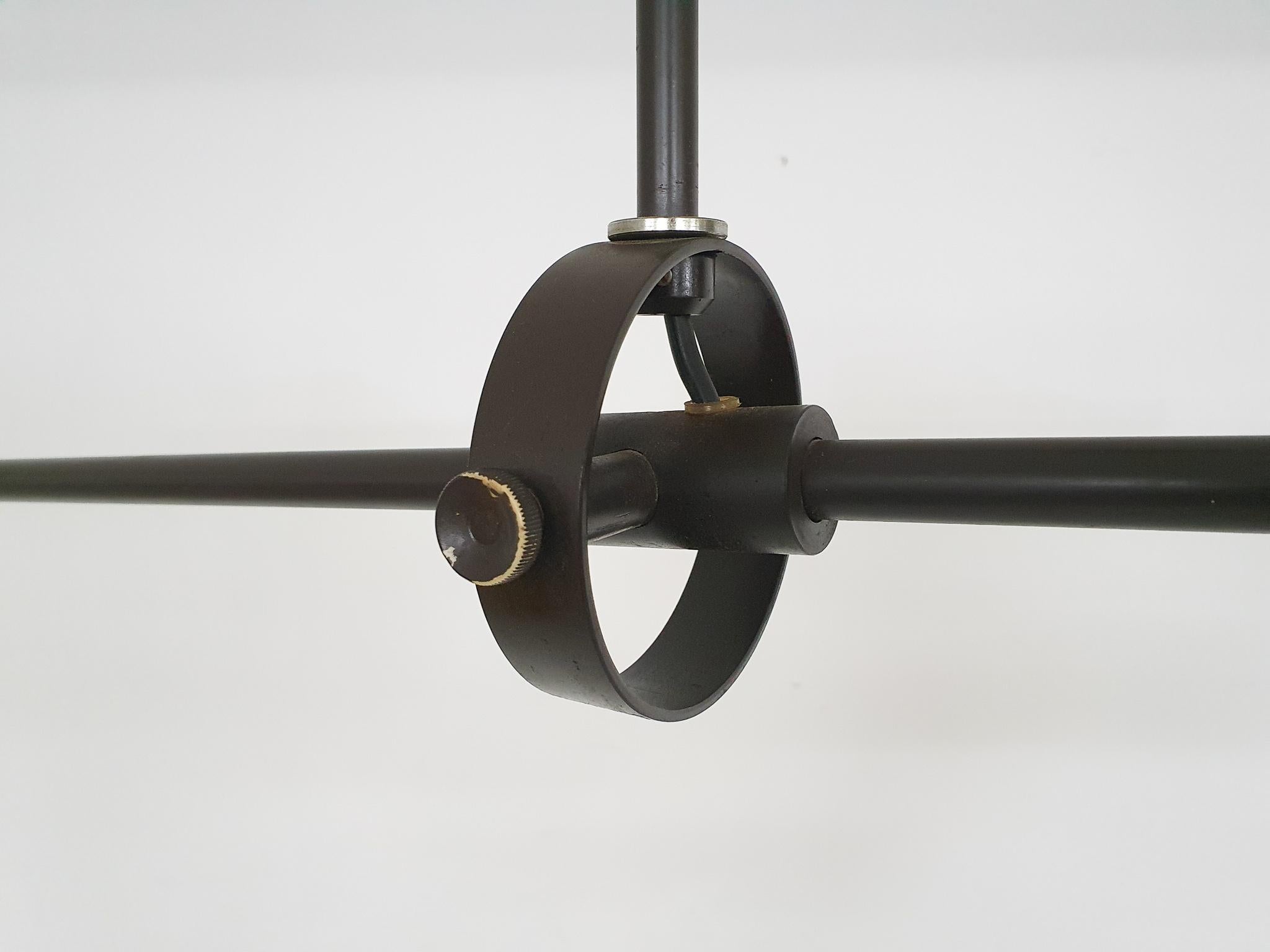 J.Hoogervorst for Anvia Almelo Counter Balance Ceiling or Pendant Light, 1950's 2