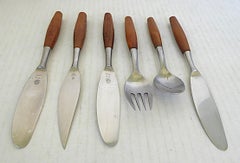 JHQ Group of Dansk Design Fjord Germany and By Present Japan Stainless Flatware