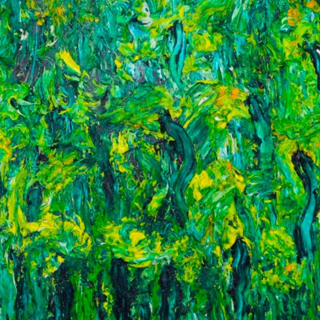 Lettre Humming n°102 - Expressionnisme abstrait Painting par Ji-an Kwon
