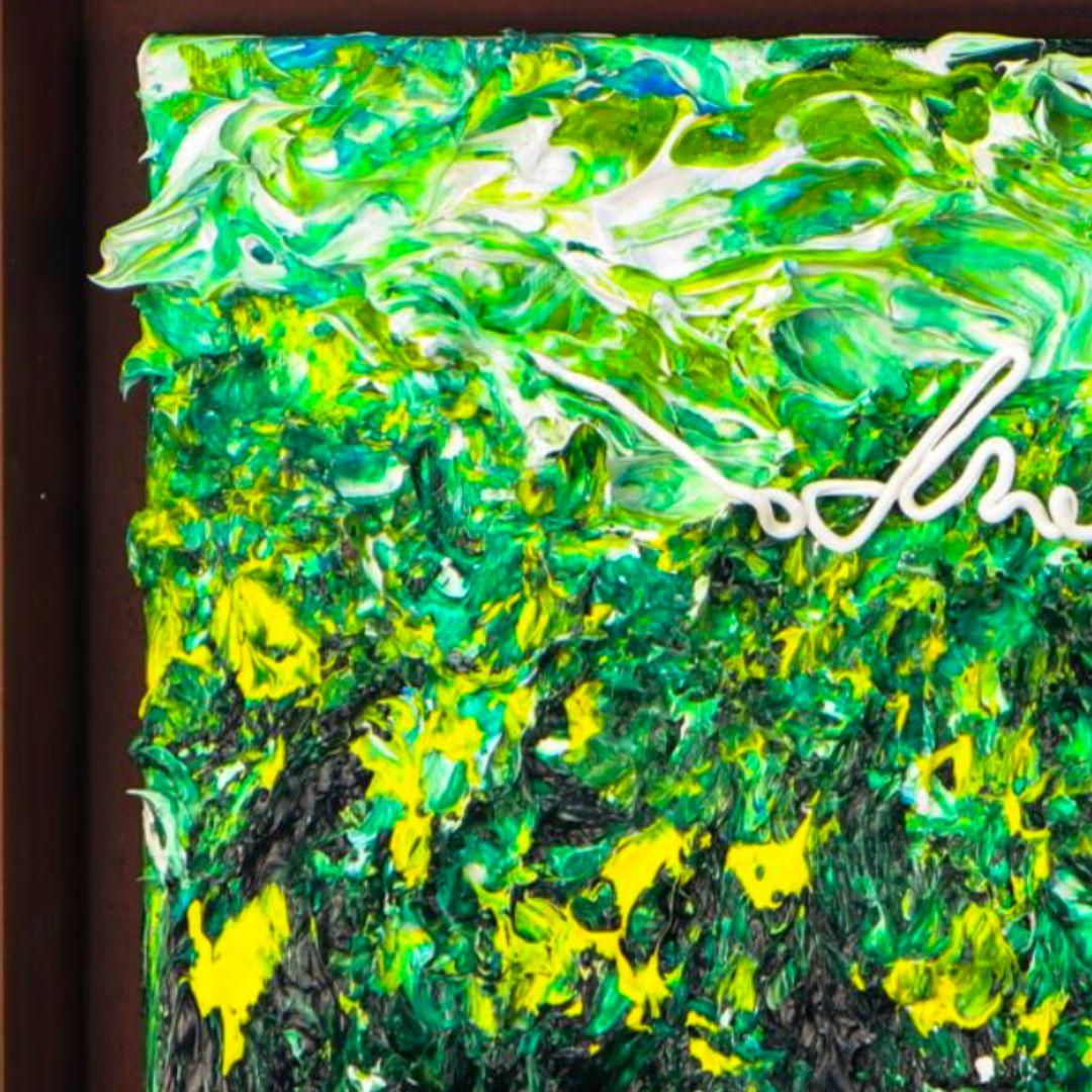 Lettre Humming n° 108 - Expressionnisme abstrait Painting par Ji-an Kwon