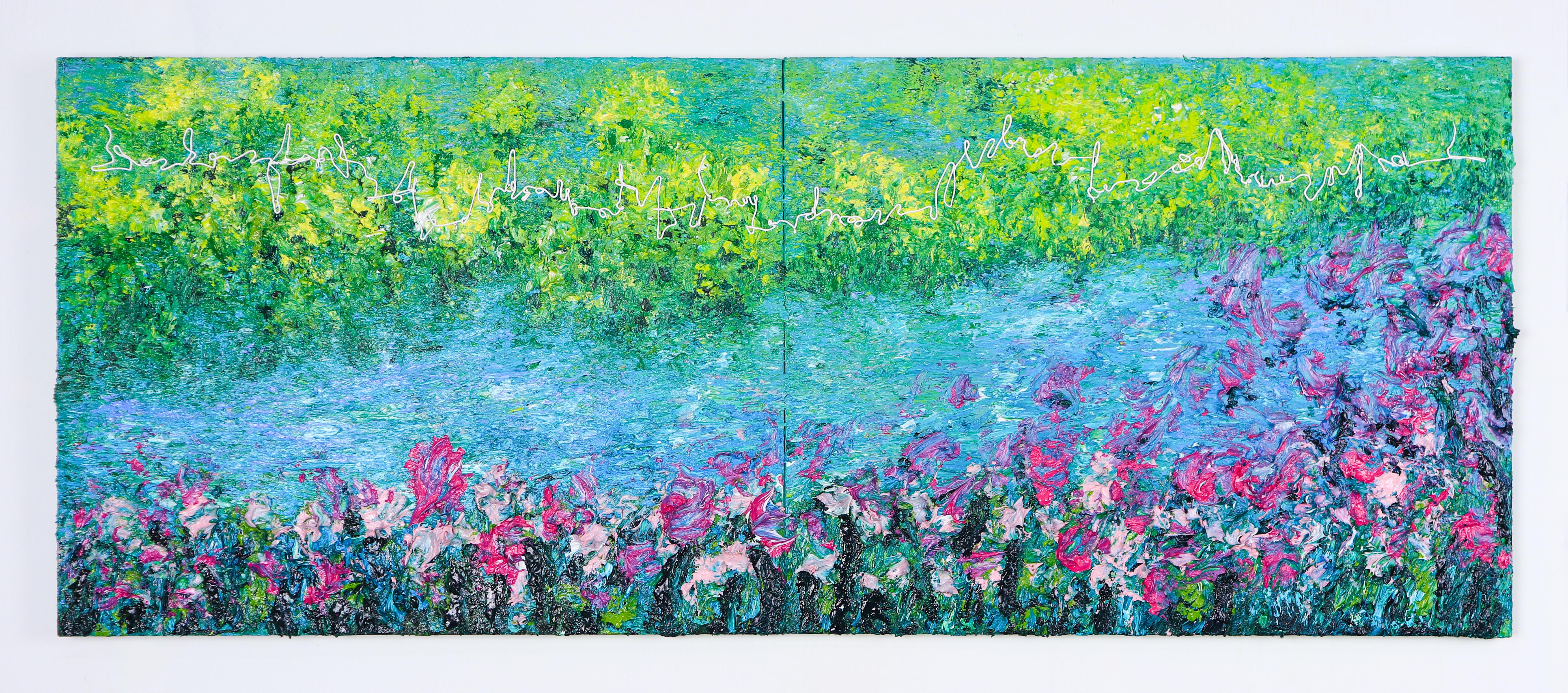 Ji-an Kwon Abstract Painting - Humming Letter #126