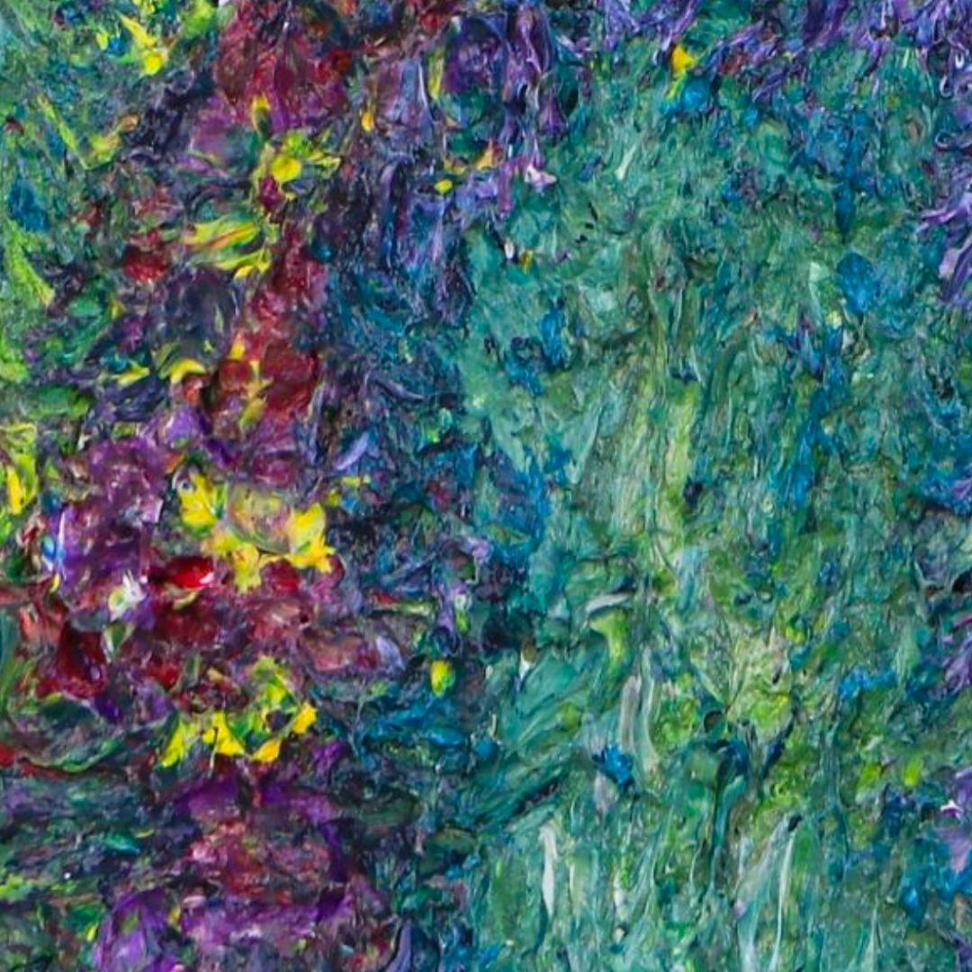 Humming Letter #131 - Abstract Expressionist Painting by Ji-an Kwon
