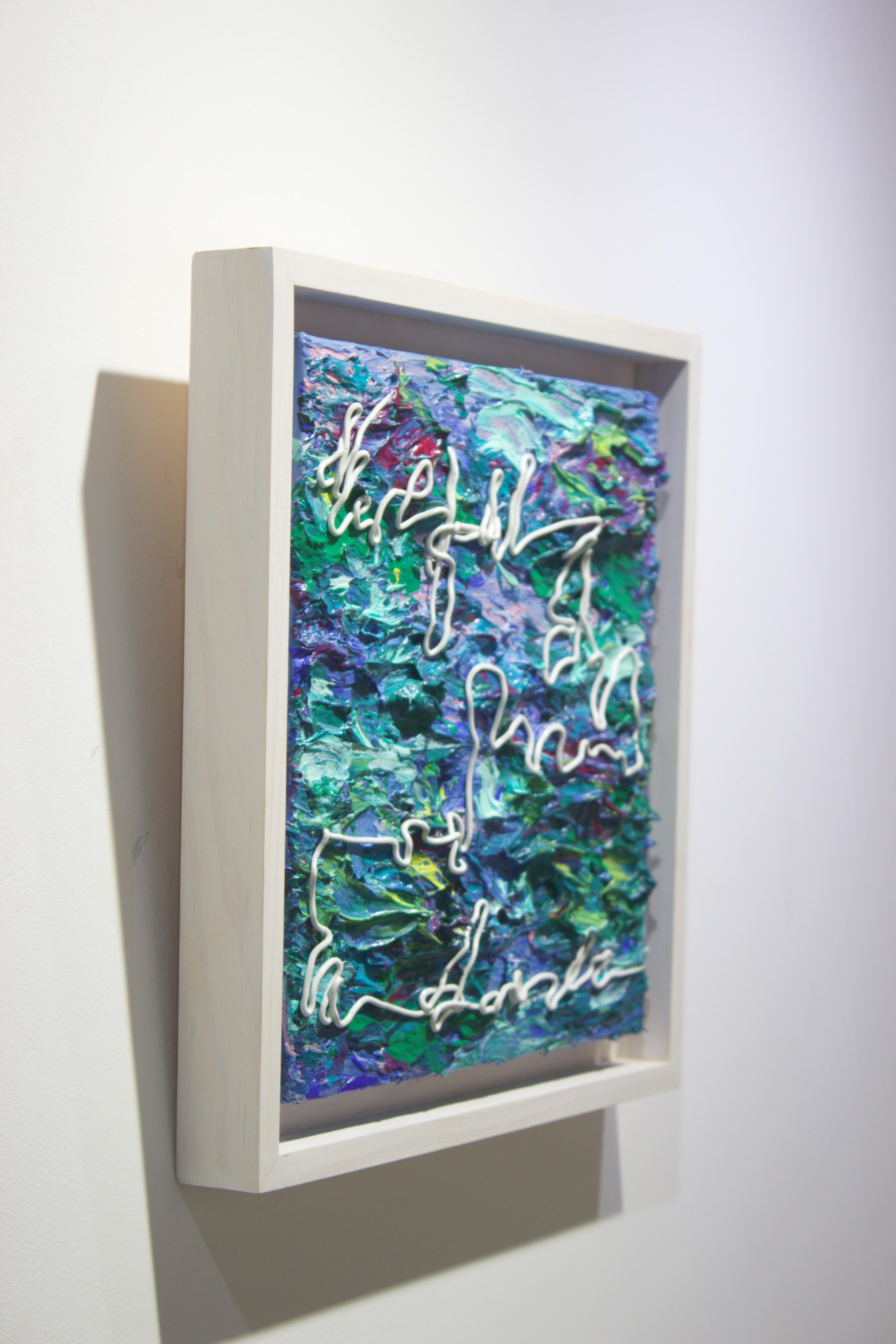 Carta tarareada nº 140 - Abstract Painting Azul de Ji-an Kwon