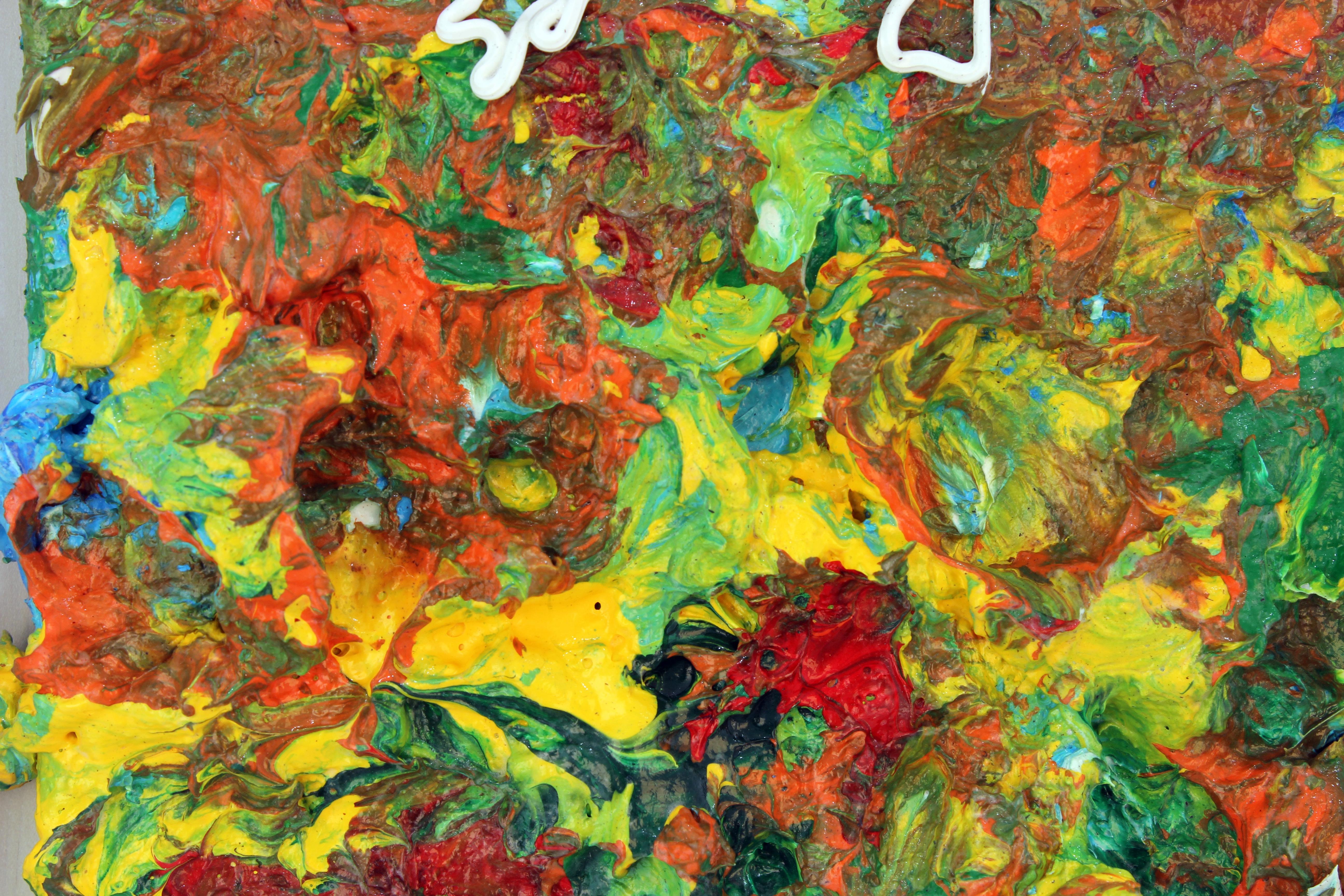 Carta tarareada nº 141 - Abstract Painting Verde de Ji-an Kwon