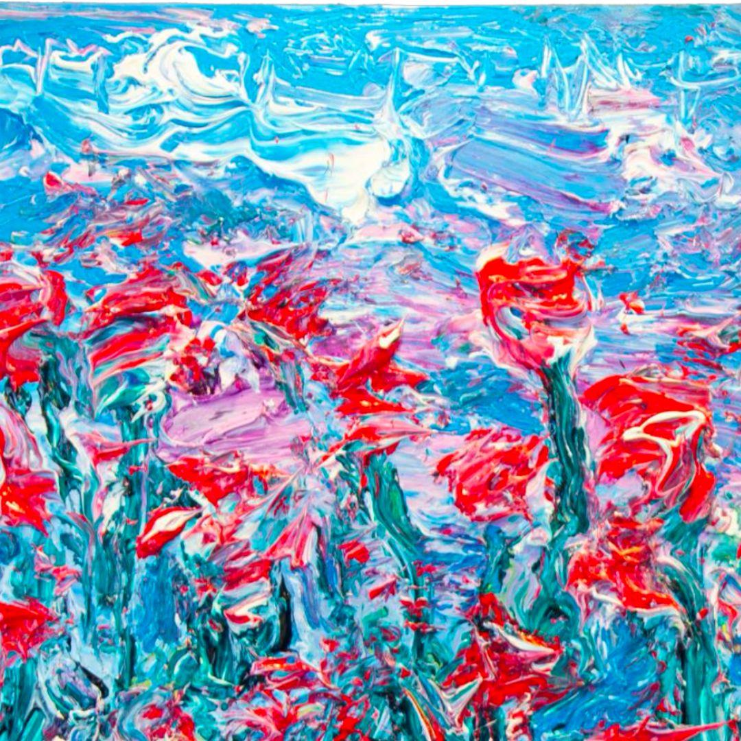 Lettre Humming n°64 - Expressionnisme abstrait Painting par Ji-an Kwon