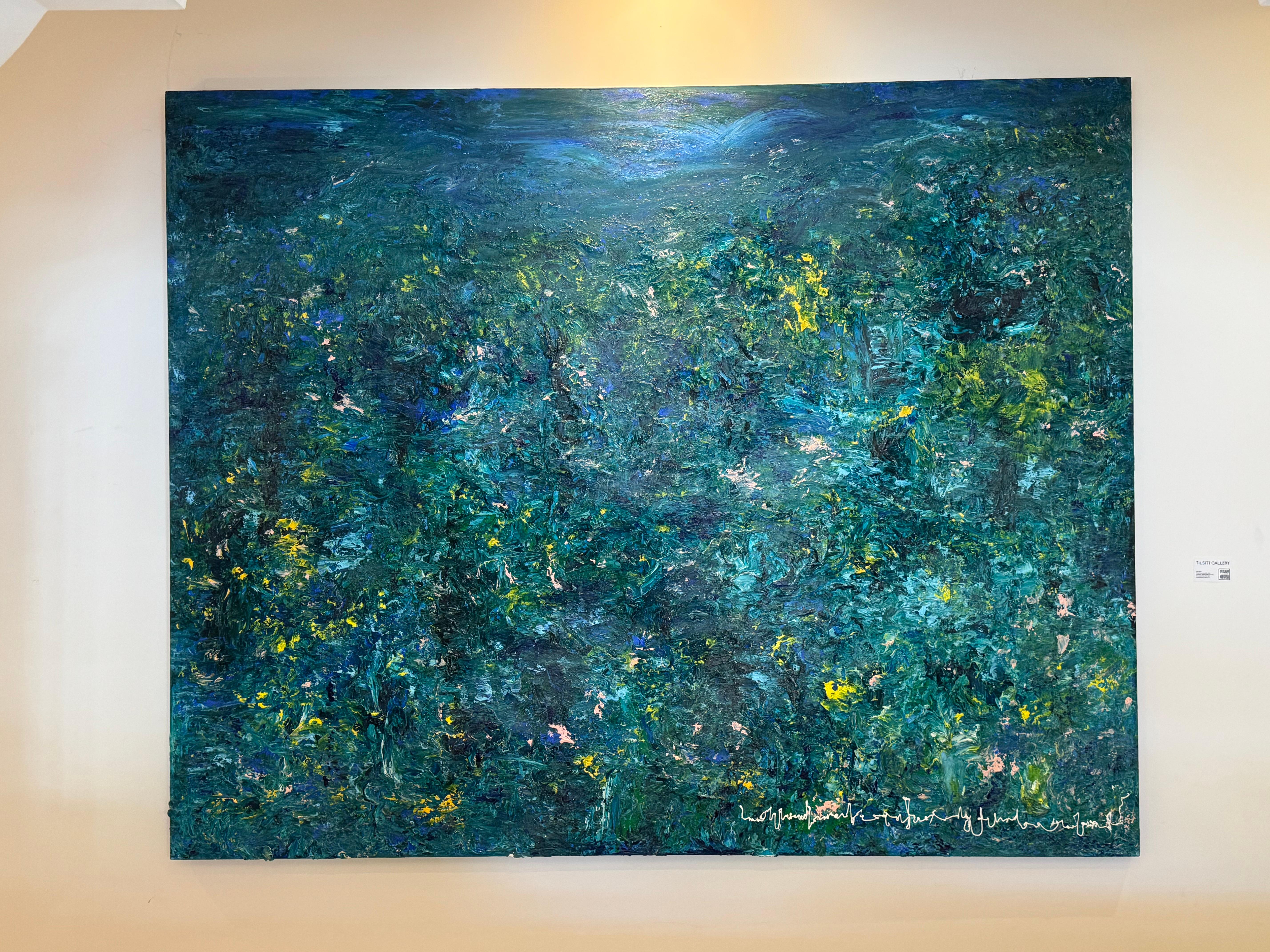 Lettre Humming n°83 - Expressionnisme abstrait Painting par Ji-an Kwon