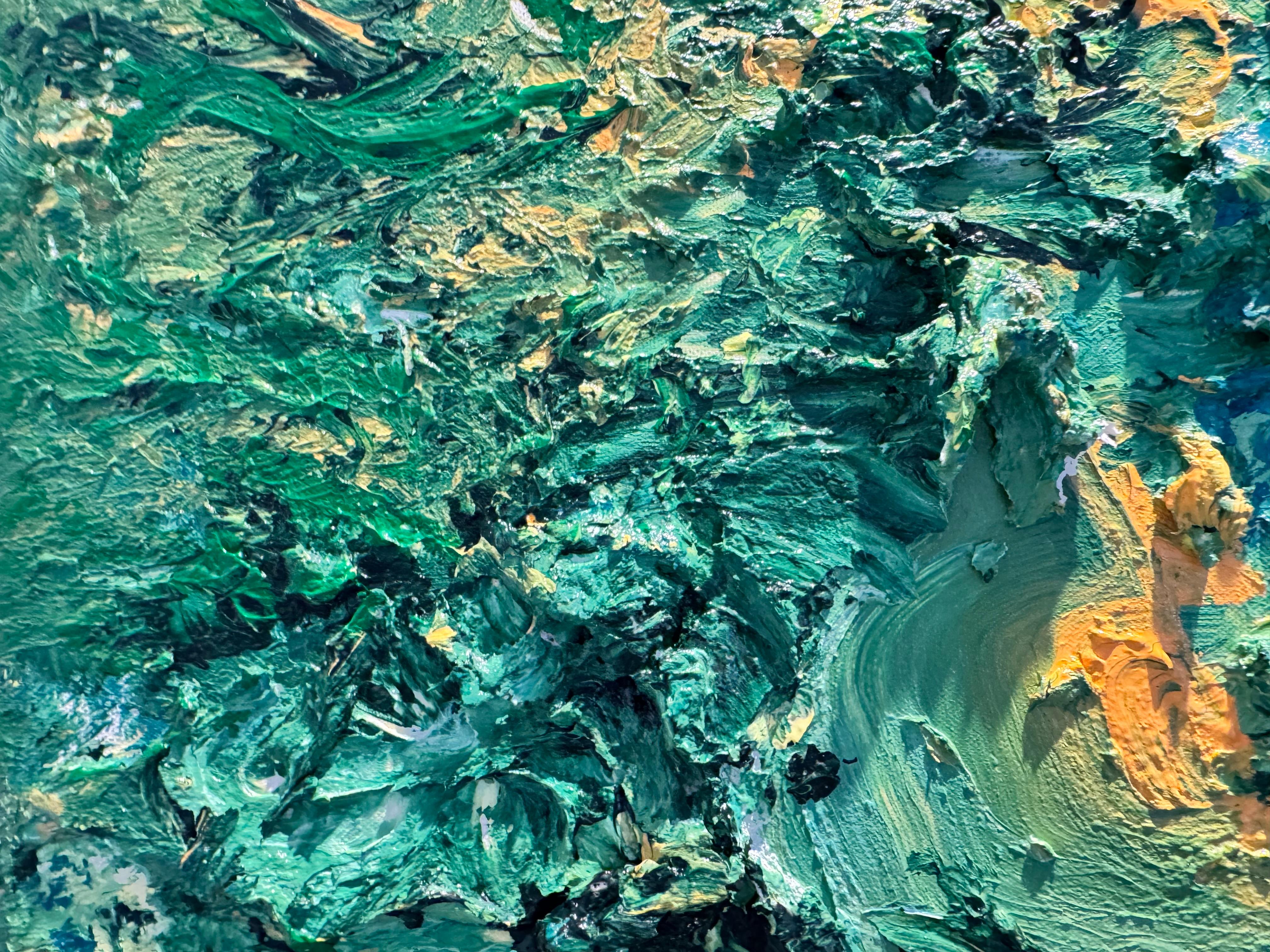 Lettre Humming n°92 - Expressionnisme abstrait Painting par Ji-an Kwon